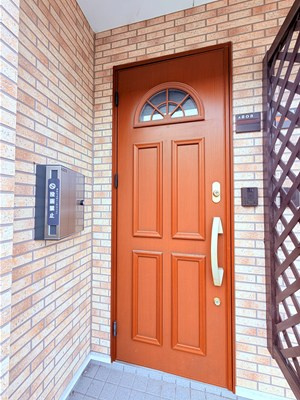 プレジオけやきの玄関