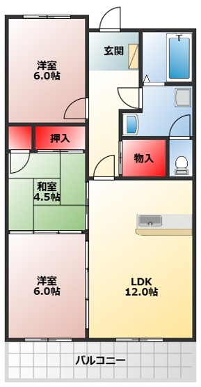 【間取り】 | Lakia泉大津レジデンス
