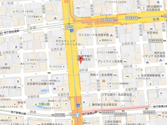 オフィスオオモリの地図