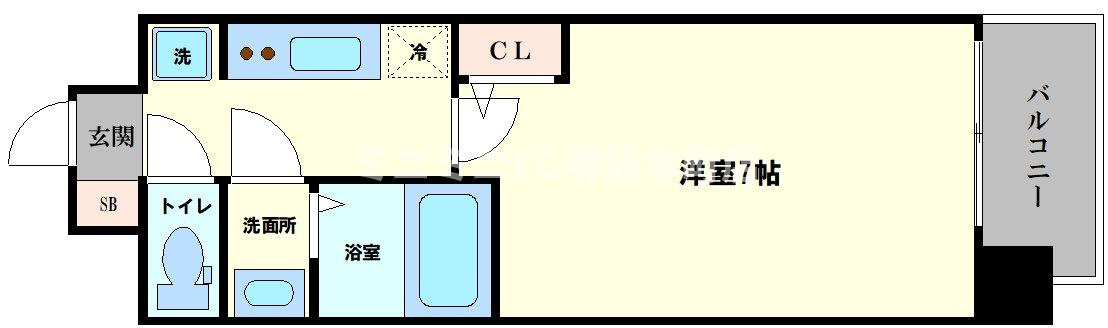 プラ・ディオ新深江の間取り