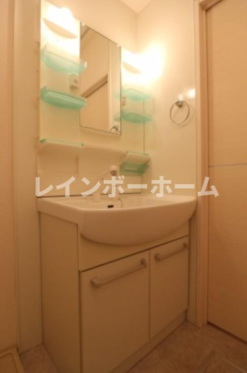トレグラース　Ｂ棟仲介手数料（賃料の1.10ヵ月）の50％OFF対象物件！の洗面所|洗面所です