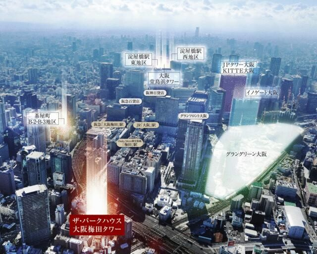 大阪市北区中津１丁目の新築マンションの展望