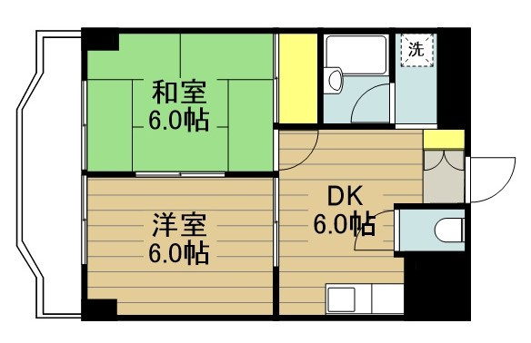 アルペンローゼ川口の間取り