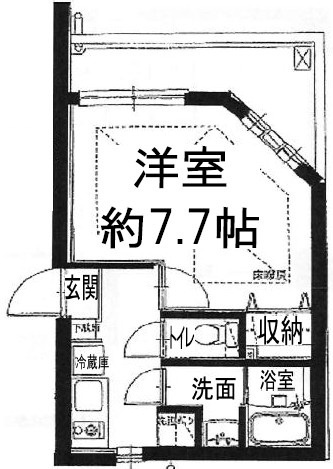 ピアコートＴＭ武蔵関壱番館の間取り|間取りです。