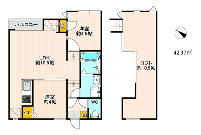 【間取り】 | CB箱崎ソルテ  