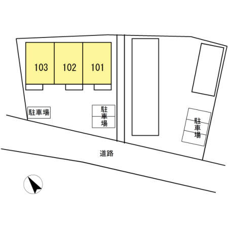 ハピネス コートの区画図
