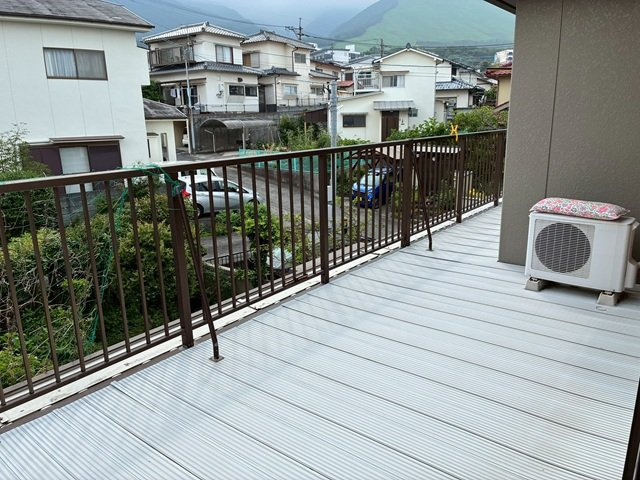 別府市扇山3丁目のバルコニー
