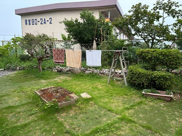 別府市扇山三丁目の庭