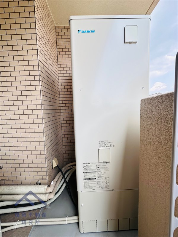 春日原パークホームズの発電・温水設備