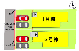 よかタウン／南区薄場1丁目1期／2号棟の区画図