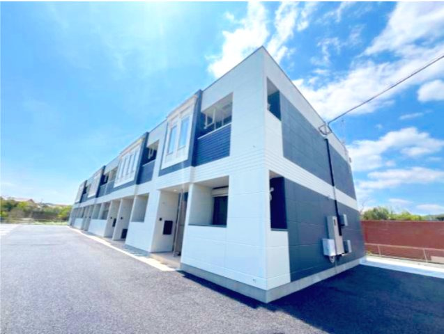 熊本市北区龍田７丁目のアパートの駐車場