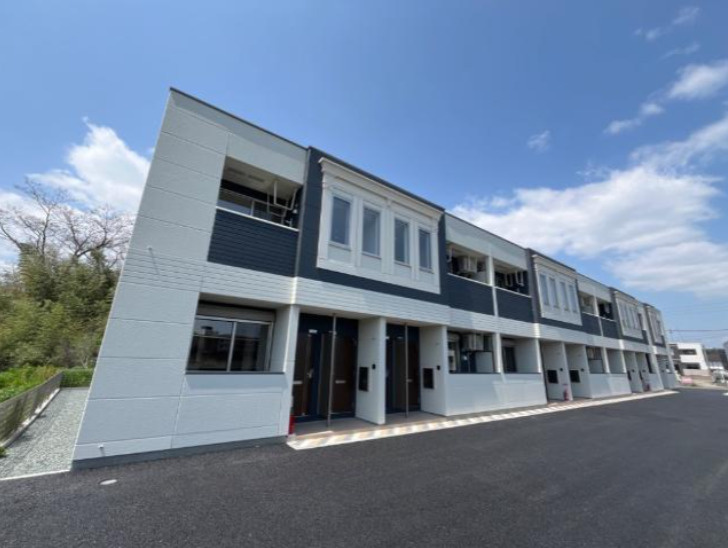熊本市北区龍田７丁目のアパートの外観