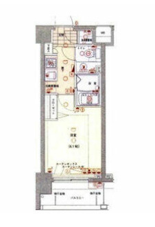 杉並区下高井戸２丁目の賃貸マンションの間取り