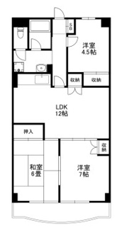 【間取り】 | シャルマン５ | 間取りです。