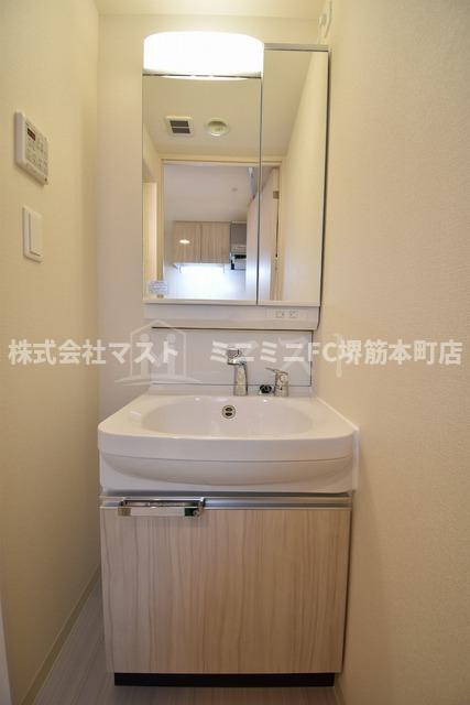 プレサンス大手前ピリオドの洗面所