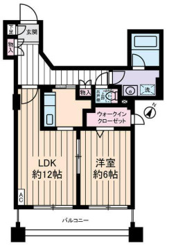 1LDKの間取りです！