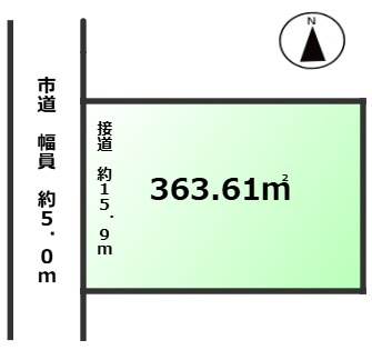 幸手市槙野地　中古一戸建ての区画図