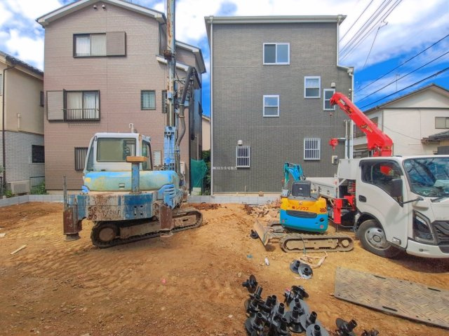 富士見市水谷東２丁目の新築一戸建の外観|ファミリークロークやウォークインクローゼット、シューズインクロークなど収納豊富でお部屋スッキリ！