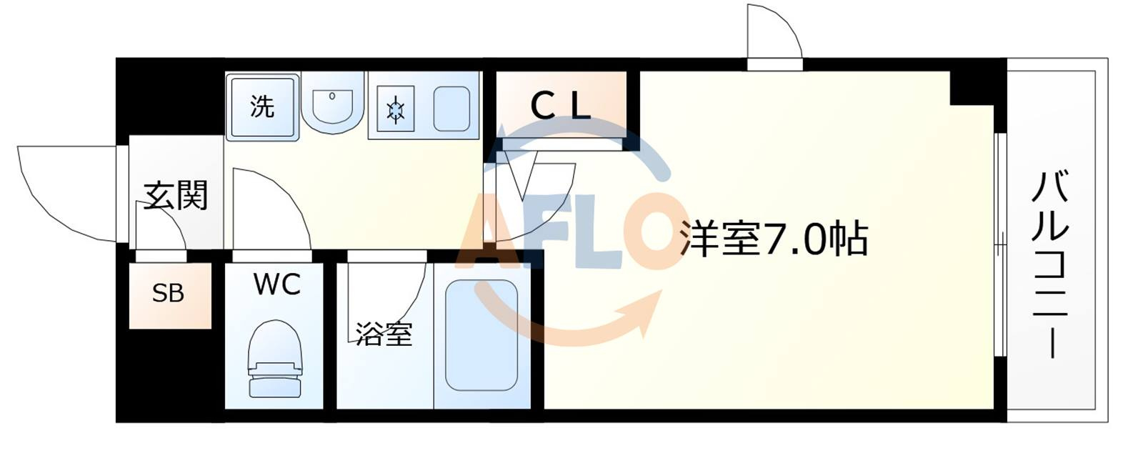 エスリード梅田西第3の間取り|エスリード梅田西第3　間取り