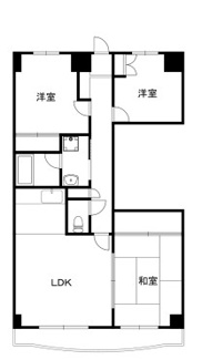 【間取り】 | シャルマン５ | 間取りです。