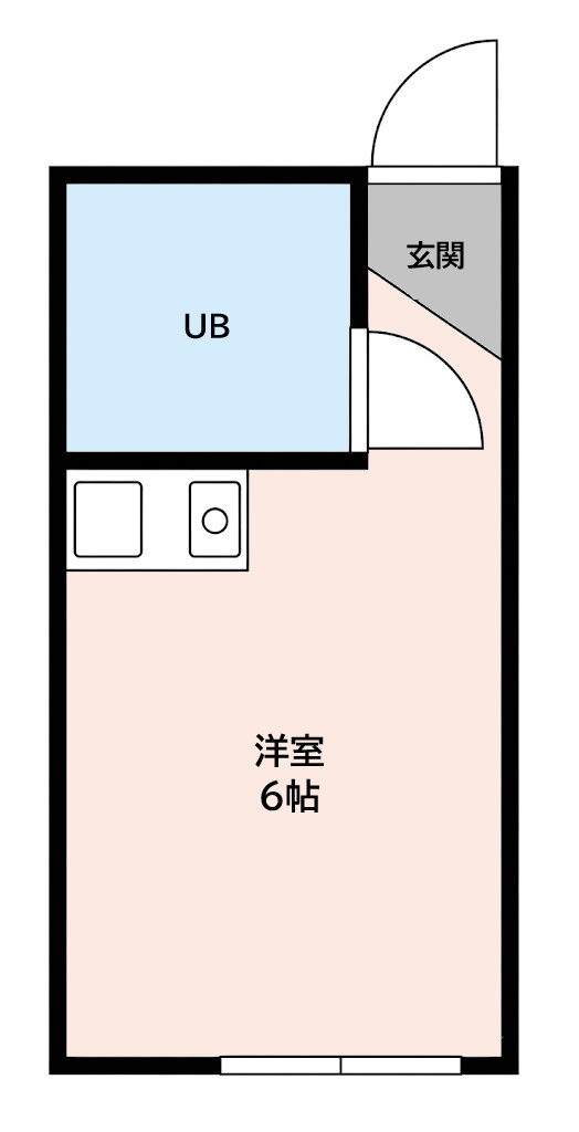 大手コーポ　　刈谷市の賃貸ならクラスホーム刈谷店の間取り