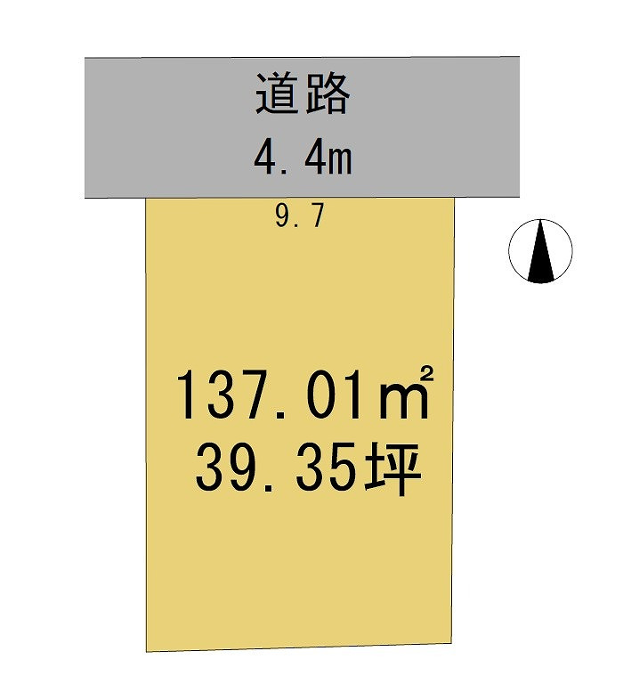 高崎市浜尻町　売地の土地図