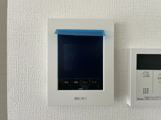 守谷市松ケ丘7期　新築戸建て　2号棟のセキュリティ|訪問者を確認してから会話ができて安心！防犯性の高いモニター付インターフォンです！