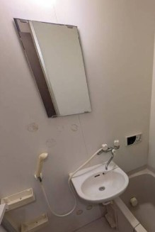 三共コーポの洗面所