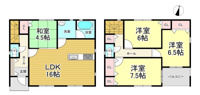 クレイドルガーデン石巻市あゆみ野　第1　全５棟の画像