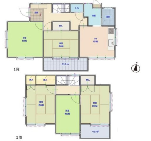 【間取り】 | 日高市高萩　中古戸建