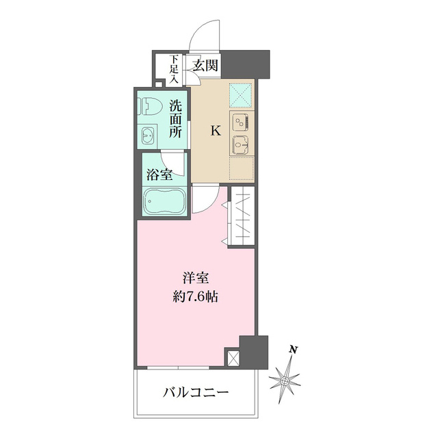 ベルフェリーク木場の間取り