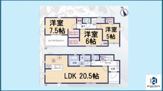 【間取り】 | 名古屋市中川区上高畑２２－１期　２号棟