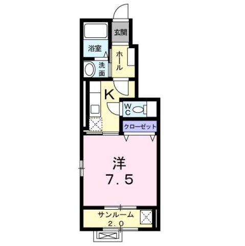 ノーブル　ウィングの間取り