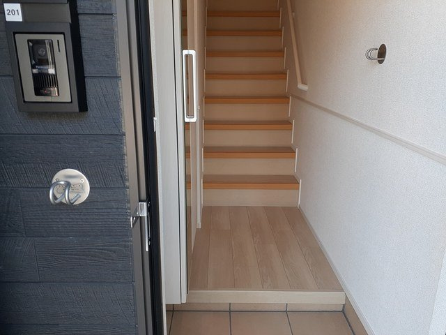 フェリス　テレーノⅠの玄関|シンプルで使いやすい玄関です