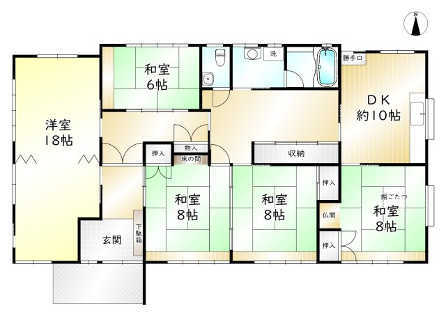 住吉　中古住宅の間取り