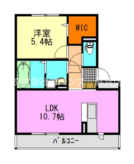 【間取り】 | PARK　HILLS　MIYAKO　A