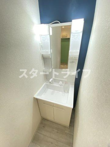 大阪市淀川区西中島４丁目の賃貸マンションの洗面所