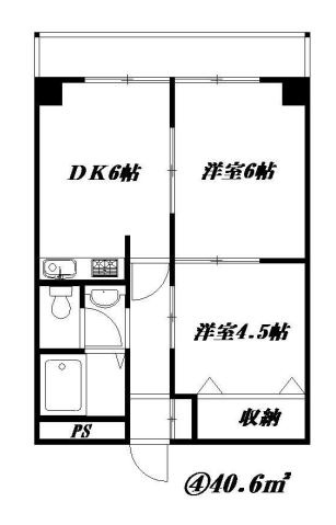 ジオナ天神橋の間取り