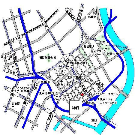 【地図】パークアクシス日本橋ステージ 