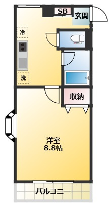 【間取り】 | シャトー阿佐谷