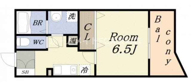【間取り】 | シャトー弁天参番館