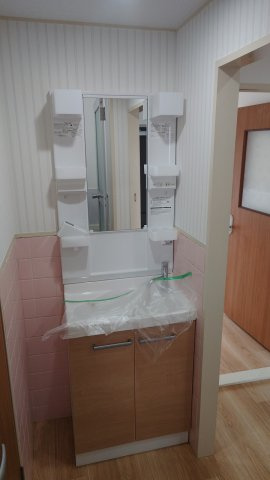 土肥マンションの洗面所