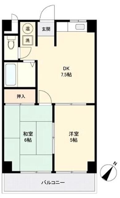 蒔田パークハイツの間取り