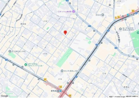 SUN表参道の地図