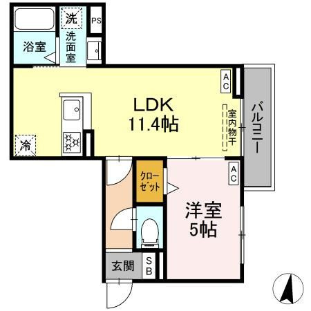 グラナーデ堤通の間取り
