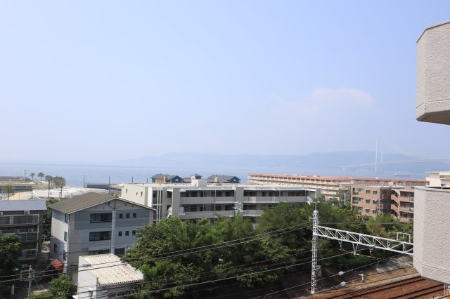 舞子五色塚ハイツの展望|バルコニーからの眺望
