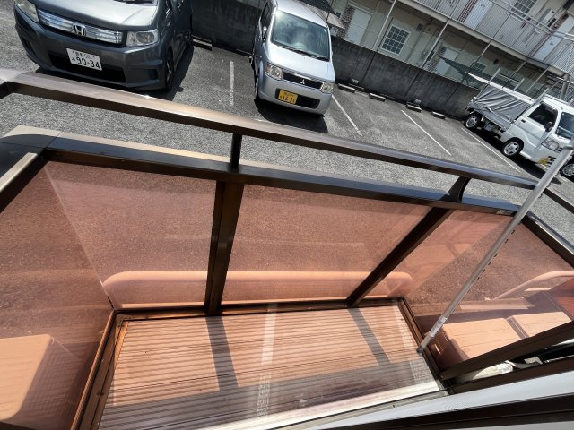 コーポ吉備路のバルコニー