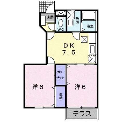 プロムナードの間取り