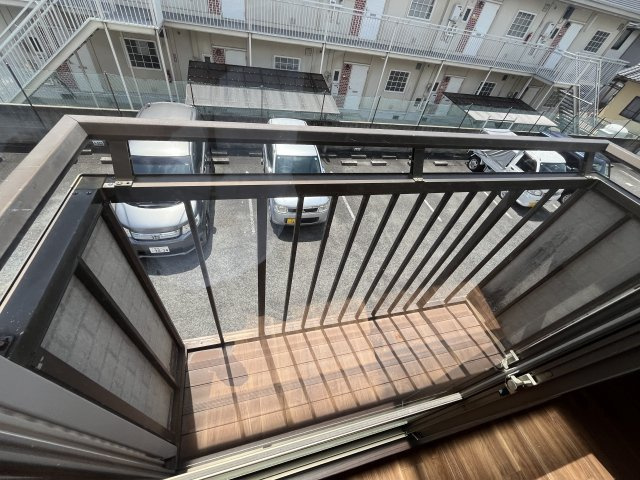 コーポ吉備路のバルコニー