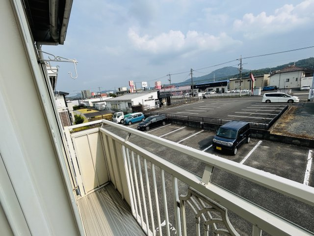 ツインのバルコニー